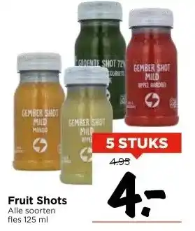 Vomar Voordeelmarkt Fruit Shots aanbieding