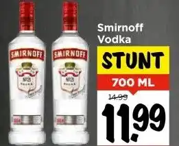 Vomar Voordeelmarkt Smirnoff Vodka aanbieding