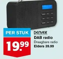 Hoogvliet DAB radio aanbieding