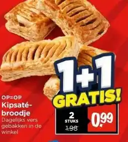 Vomar Voordeelmarkt Kipsaté- broodje aanbieding