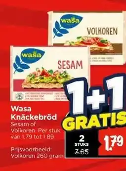 Vomar Voordeelmarkt Wasa Knäckebröd aanbieding