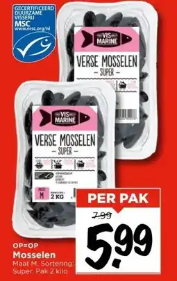 Vomar Voordeelmarkt Mosselen aanbieding