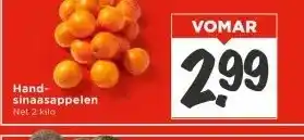 Vomar Voordeelmarkt Hand- sinaasappelen aanbieding