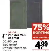 Vomar Voordeelmarkt Van der Valk Badmat aanbieding