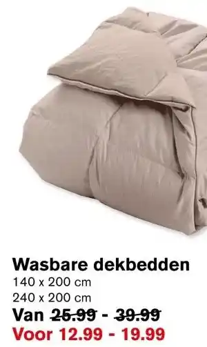 Hoogvliet Wasbare dekbedden aanbieding