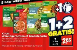 Vomar Voordeelmarkt Knorr Wereldgerechten of Groentepasta aanbieding