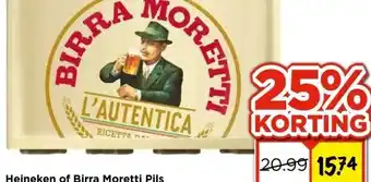 Vomar Voordeelmarkt Birra Moretti Pils aanbieding