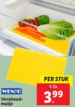 Lidl WENKO Vershoud-matje aanbieding