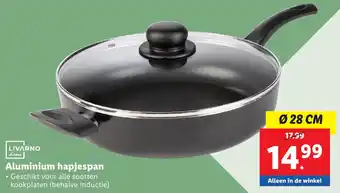 Lidl LIVARNO home Aluminium hapjespan aanbieding