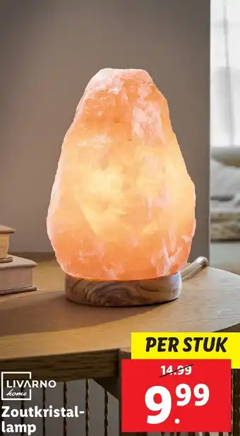 Lidl LIVARNO home Zoutkristal lamp aanbieding