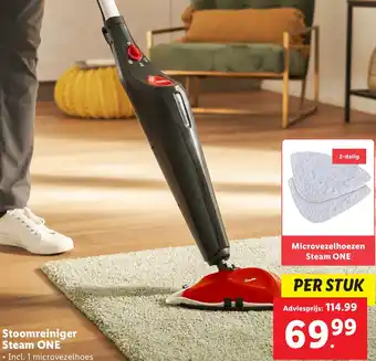 Lidl Stoomreiniger Steam ONE aanbieding