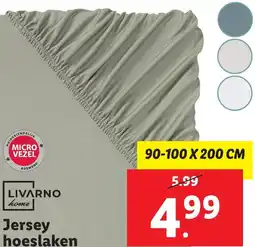 Lidl LIVARNO home Jersey hoeslaken aanbieding