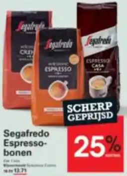 Sligro Segafredo Espresso bonen aanbieding