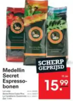 Sligro Medellin Secret Espresso bonen aanbieding