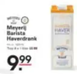 Sligro Meyer Barista Haverdrank aanbieding