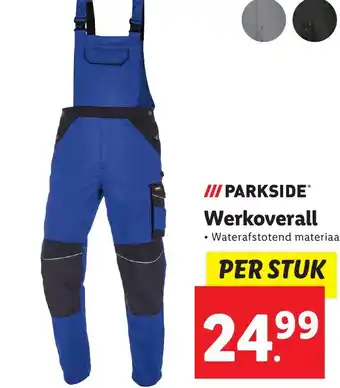 Lidl PARKSIDE Werkoverall aanbieding