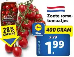 Lidl Zoete romatomaatjes aanbieding