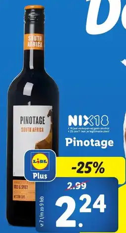 Lidl Pinotage aanbieding