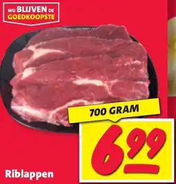 Nettorama Riblappen aanbieding