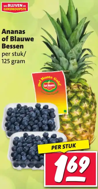 Nettorama Ananas of Blauwe Bessen aanbieding