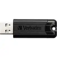 Amazon Verbatim 49318 PinStribe USB 3.0-station - 64 GB, USB-stick, snelle gegevensoverdracht, zwart aanbieding