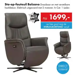 Woonsquare Bolzano relaxfauteuil aanbieding