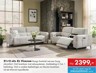 Woonsquare Vicenza 2½+2XL aanbieding