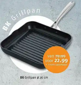 Poiesz BK Grillpan Ø 26 Cm aanbieding