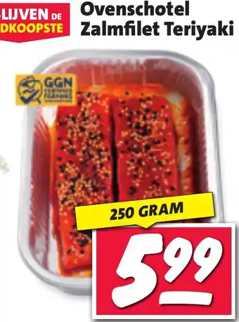 Nettorama Ovenschotel Zalmfilet Teriyaki aanbieding