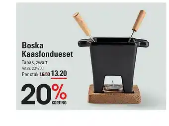 Sligro Boska Kaasfondeuset 20% Korting aanbieding