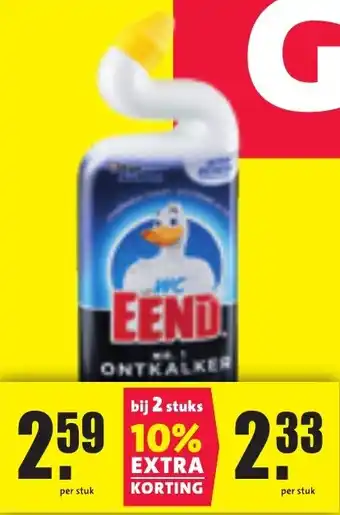 Nettorama WC Eend aanbieding