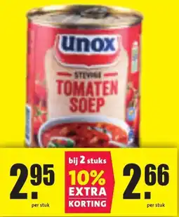 Nettorama Unox tomaten soep aanbieding