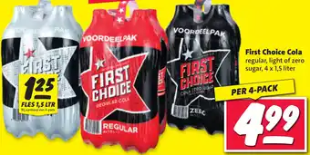 Nettorama First Choice Cola aanbieding