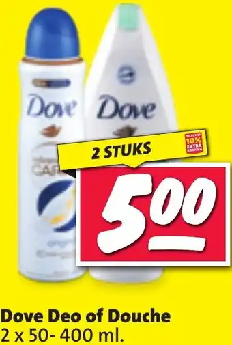 Nettorama Dove Deo of Douche aanbieding