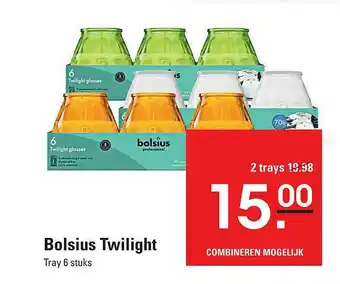 Sligro Bolsius Twilight aanbieding