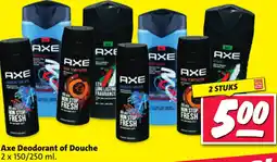 Nettorama Axe Deodorant of Douche aanbieding