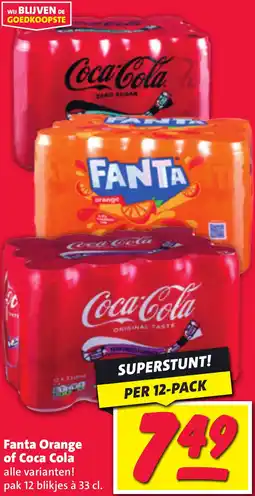 Nettorama Fanta Orange of Coca Cola aanbieding