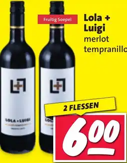 Nettorama Lola + Luigi merlot tempranillo aanbieding