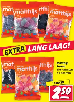 Nettorama Matthijs Snoep aanbieding