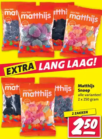 Nettorama Matthijs Snoep aanbieding