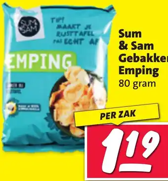 Nettorama Sum & Sam Gebakken Emping aanbieding