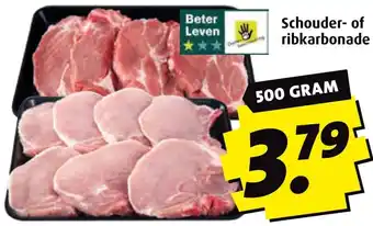 Boni Schouder of ribkarbonade aanbieding