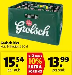 Boni Grolsch bier aanbieding