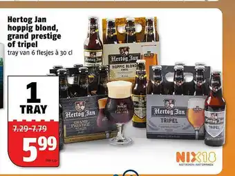 Poiesz Hertog Jan Hoppig Blond, Grand Prestige Of Tripel aanbieding