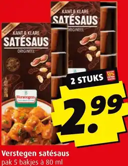 Boni Verstegen satésaus aanbieding