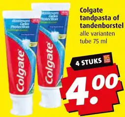 Boni Colgate tandpasta of tandenborstel aanbieding