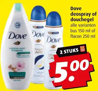 Boni Dove deospray of douchegel aanbieding