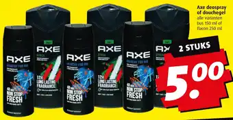 Boni Axe deospray of douchegel aanbieding