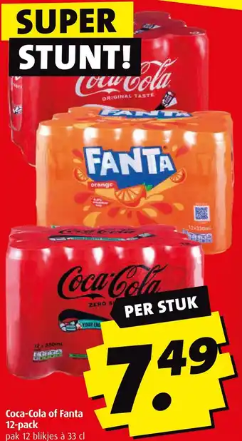 Boni Coca-Cola of Fanta aanbieding