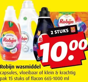 Boni Robijn wasmiddel aanbieding